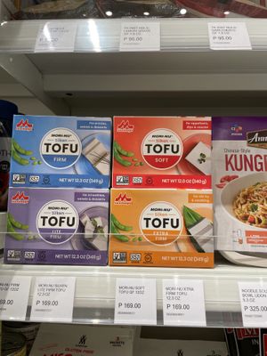 4 kinds of firmness tofu   at Healthy Options - SM City Clark in Angeles