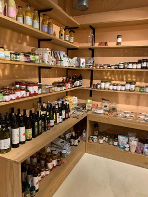 Interior vegan condiments etc  at Alimara Espai Salut in Girona