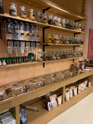 Herbs and spices  at Alimara Espai Salut in Girona