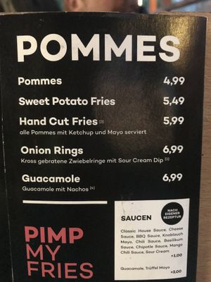   at Burger House 3 Biergarten in Munich