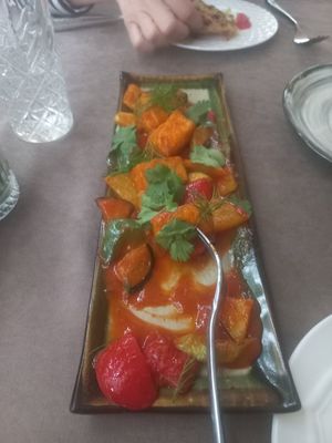 Veg with tofu! at Cafe 1991 in Tashkent