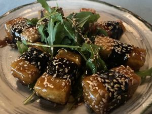 Ugami tofu  at Cafe 1991 in Tashkent