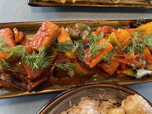  #Veganuary at Cafe 1991 in Tashkent