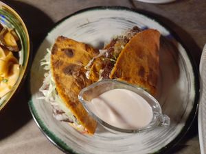 Falafel tacos at Cafe 1991 in Tashkent