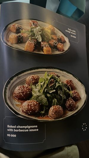 veg menu  at Cafe 1991 in Tashkent