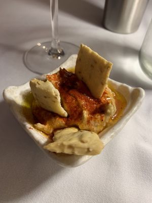 hummus de pica pica #Veganuary at El Refugio in Guadix