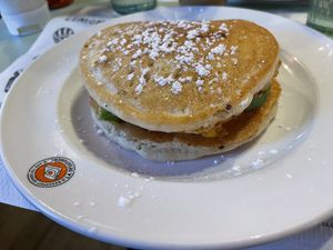 Savory pancakes  at La Desayunería  in Malaga