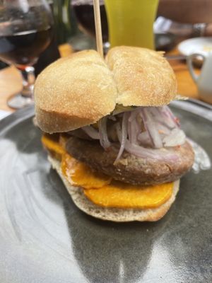 Pan con chicharron   at Asianica Street Food - temporarily closed in Lima