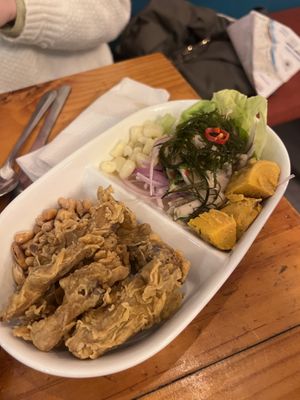 Vegan ceviche plate  at Asianica Street Food - temporarily closed in Lima