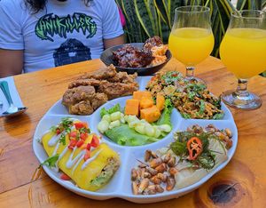 Ronda marina and bbq wings at Asianica Street Food - temporarily closed in Lima