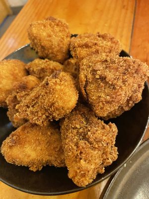 Not chicken nuggets (8/10)  at Asianica Street Food - temporarily closed in Lima