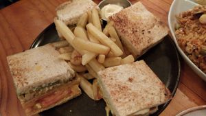 Club sandwich at Asianica Street Food - temporarily closed in Lima