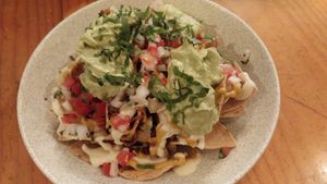 Nachos at Asianica Street Food - temporarily closed in Lima