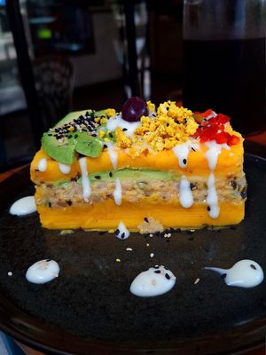 causa limeña at Asianica Street Food - temporarily closed in Lima
