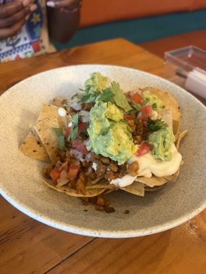 Nachos (excluding the cheese as my friends allergic to nuts)   at Asianica Street Food - temporarily closed in Lima