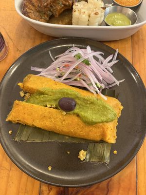 Quinoa tamale  at Asianica Street Food - temporarily closed in Lima