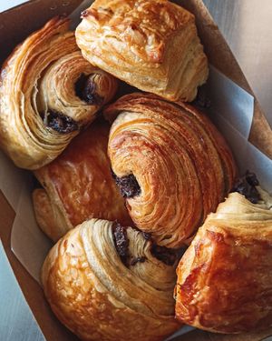 Our pastries lately 🥐🍫 at La kiuna de Blú in Lima