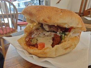 Falafel sandwich at Asala in Vienna