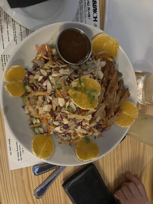 Chinese chicken salad (vegan)  at Junkyard Dog in Los Angeles
