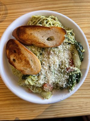 pesto pasta   at Junkyard Dog in Los Angeles