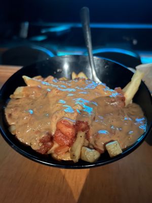 Vegan chili cheese fries at Sun-Ray Cinema in Jacksonville