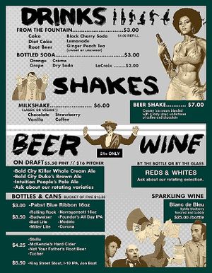 menu5 at Sun-Ray Cinema in Jacksonville