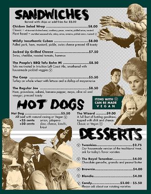 menu4 at Sun-Ray Cinema in Jacksonville