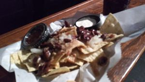 Vegan loaded nachos at Sun-Ray Cinema in Jacksonville