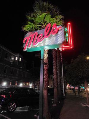 Sign at Mel's Drive-In in San Francisco