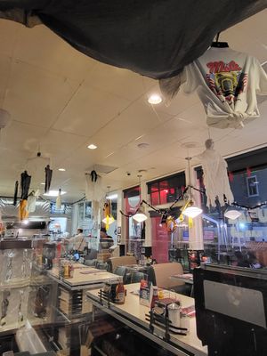 Interior at Mel's Drive-In in San Francisco