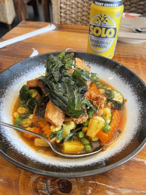 Fried fish  at Oops Modern Thai Restaurant in Sydney