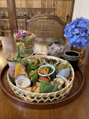 June only - hydrangea menu  at Cotonoha  in Kamakura