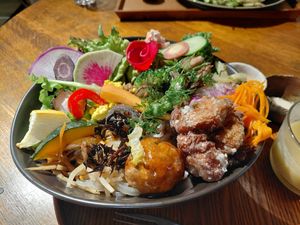 Buddha bowl at Cotonoha  in Kamakura