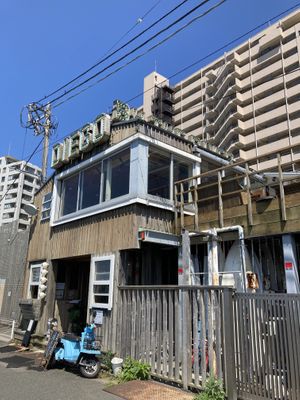 It is indeed right by the river   at Diego By The River in Fujisawa