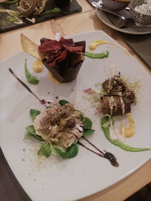 Antipasto vegano at il Giardino - Palatini Terme in Salzano