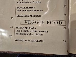 Veggie food at Gastrobar SAM in Oostende