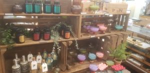 Aura candles, glasses and lights at Heal - Coffee, Lifestyle & Gifting in Harrogate
