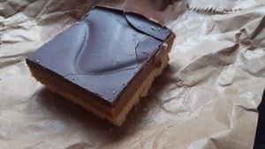 Chocolate caramel shortbread (vg) at Heal - Coffee, Lifestyle & Gifting in Harrogate