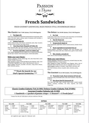  at Passion & Thyme in Zanzibar