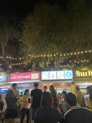   at Vegan Vegetarian Food Stall in Luang Prabang