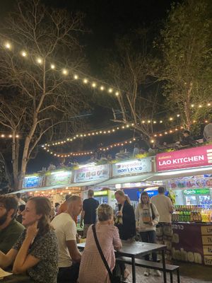   at Vegan Vegetarian Food Stall in Luang Prabang
