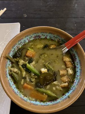   at Vegan Vegetarian Food Stall in Luang Prabang