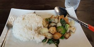  at Vegan Vegetarian Food Stall in Luang Prabang