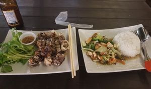  at Vegan Vegetarian Food Stall in Luang Prabang