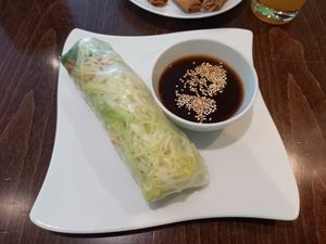 Sommerrolle mit Tofu und Hoisin Soße at Hot Mint Asiatische Küche in Oberasbach
