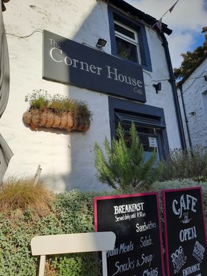 Cafe with vegan options at The Corner House Cafe in Grassington