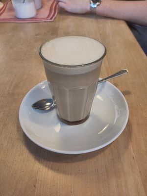 Chai latte at Café Rudowitz in Wurzburg