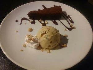 Brownie at Matsuontoko Cafe in Kyoto