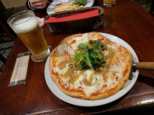 Pizza. at Matsuontoko Cafe in Kyoto