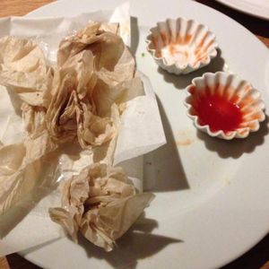 finished every part of avocado burger plate at Matsuontoko Cafe in Kyoto